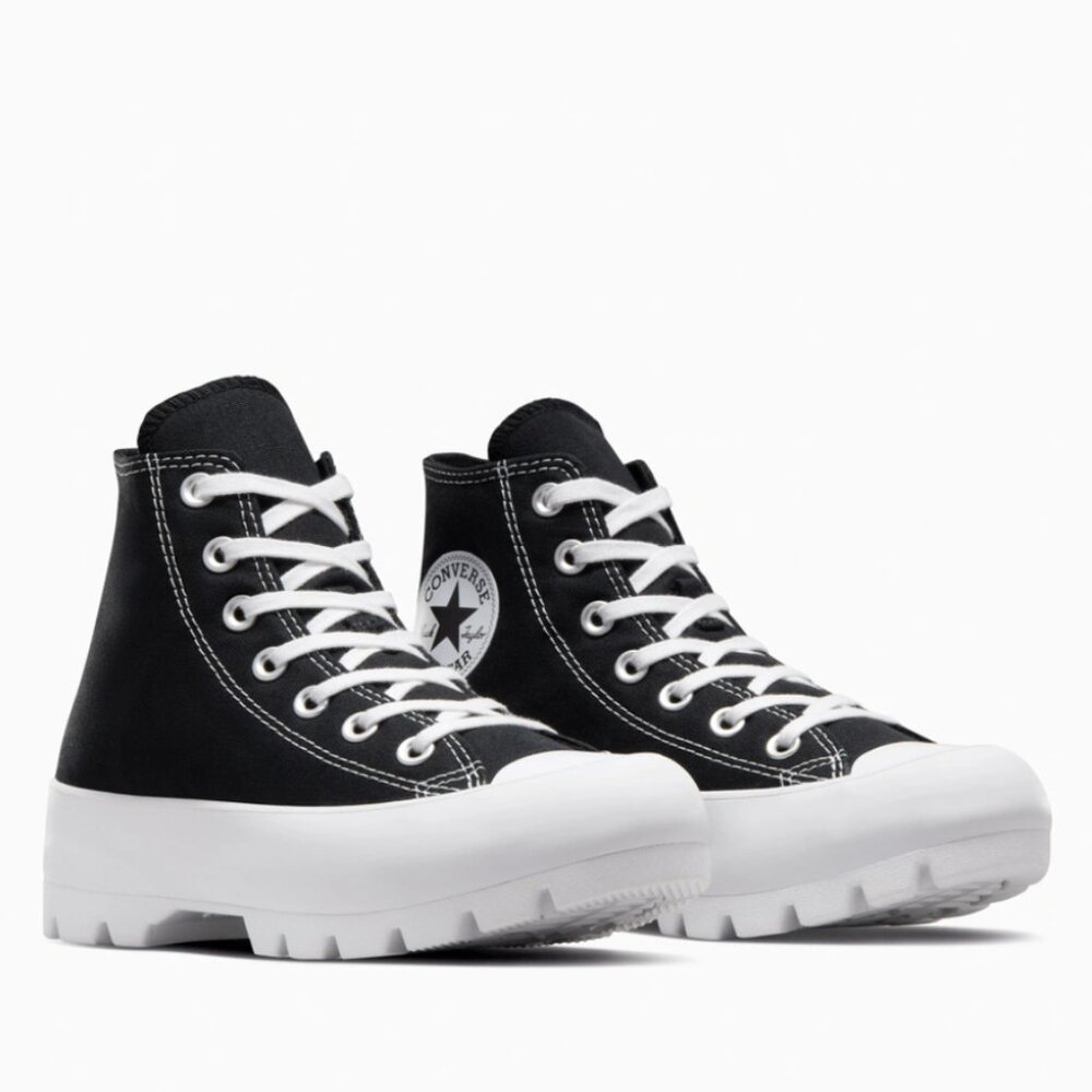 NIB Converse Chuck Taylor All Star High Top 6 Black Lugged Chunky Platform